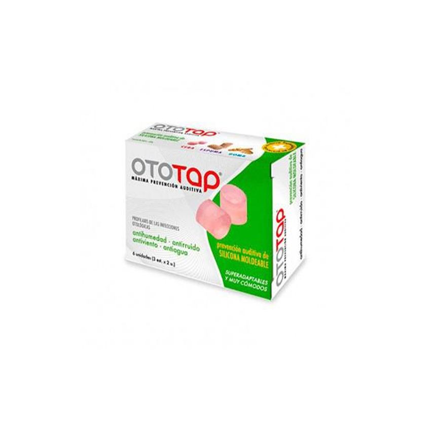 Ico Ototap Bouchons D'Oreille En Silicone 6U