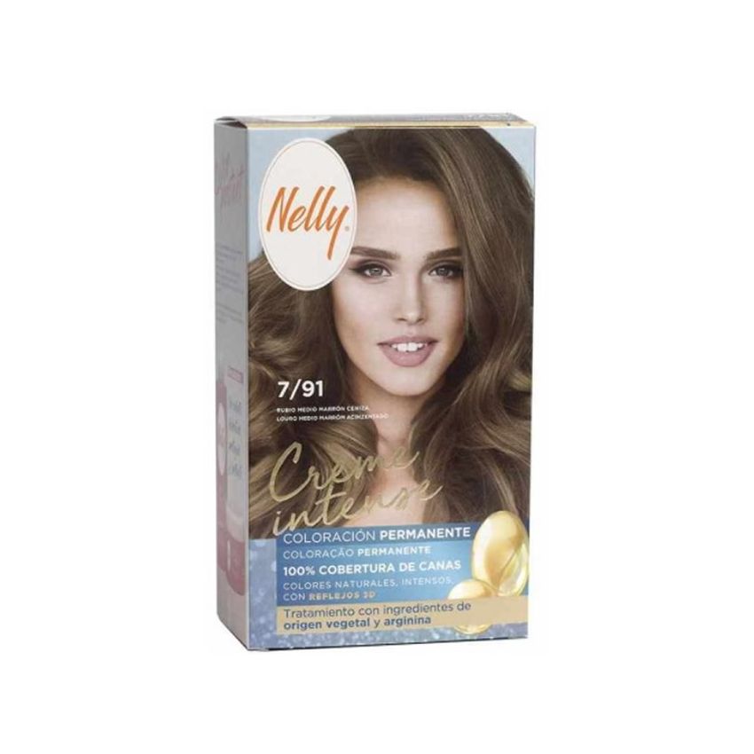 Nelly Creme Intense Tint 7/91 Medium Blonde Ash Brown