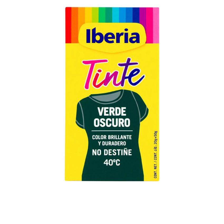 Iberia Teinture Pour Vêtements Grand Teint 40º #Vert Foncé - 70 G