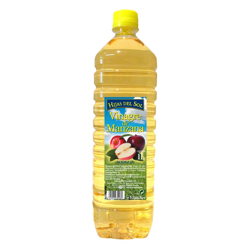 Ynsadiet Vinagre De Manzana 1 Litro