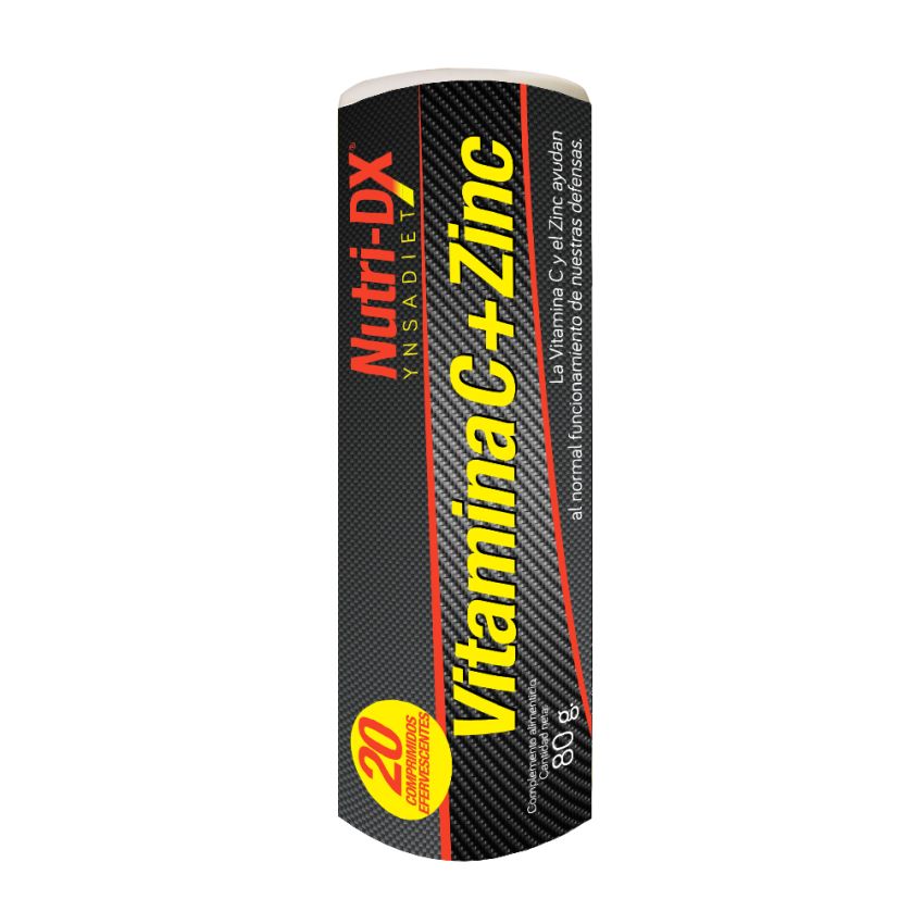 Ynsadiet Vitamina C Zinc 20 Comp Efervescentes