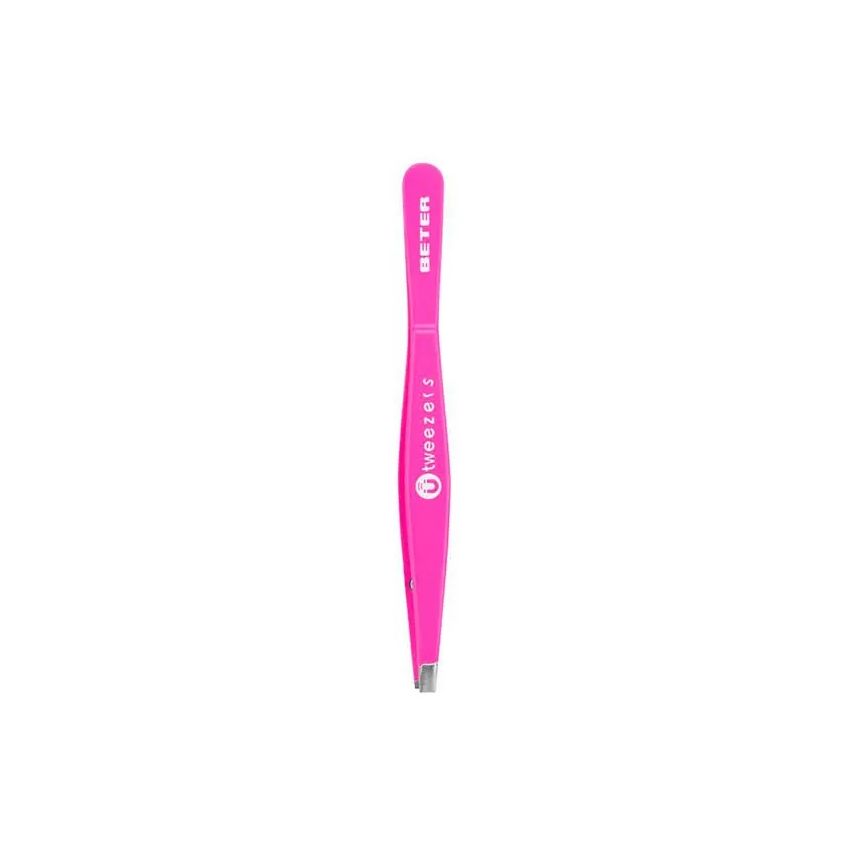 Beter Tweezers Magnetic Straight Tip Pink