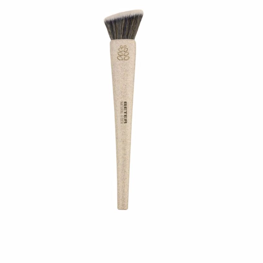 Pinceau De Maquillage Dessus Plat Kabuki Fibre Naturelle - 1 U