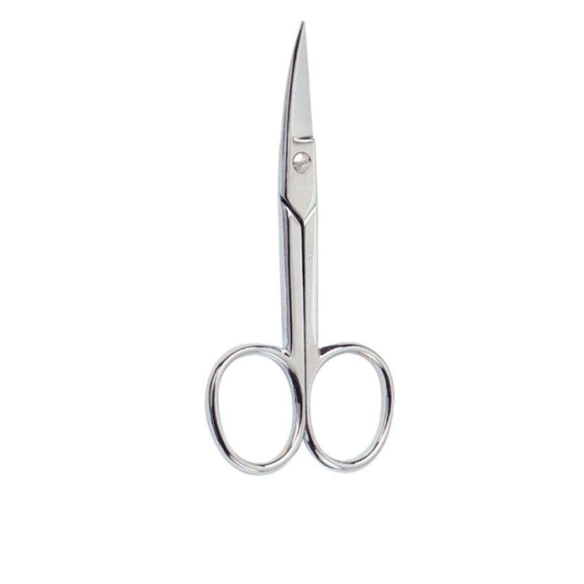 Chrome Plated Curved Manicure Scissors - 1 U