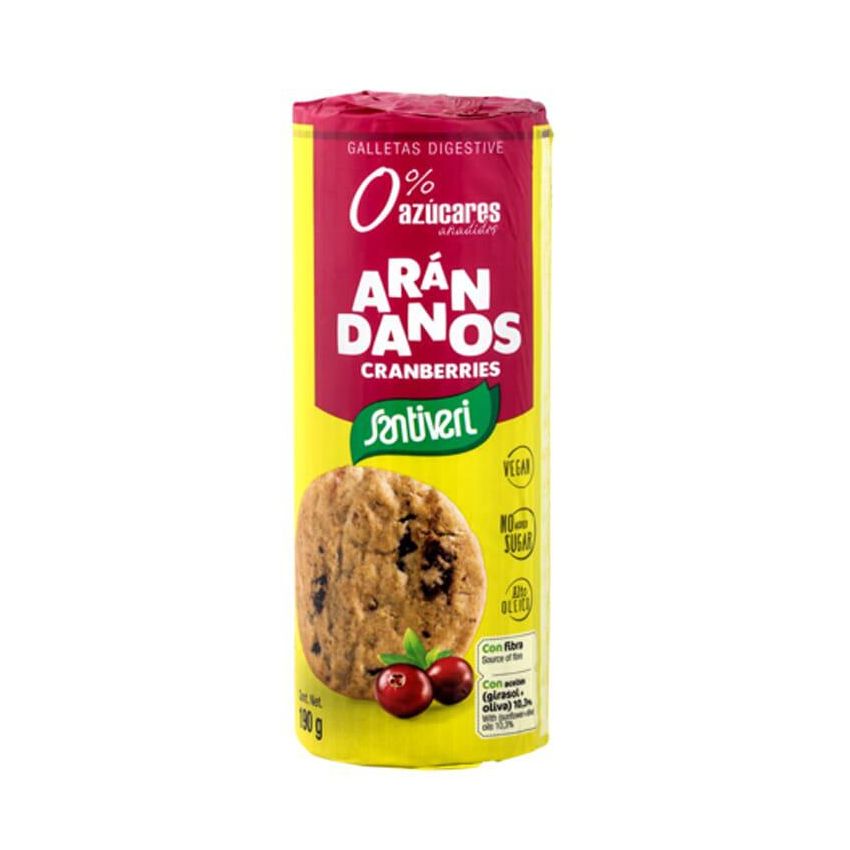 Santiveri Biscuits Digestifs Aux Myrtilles 190G
