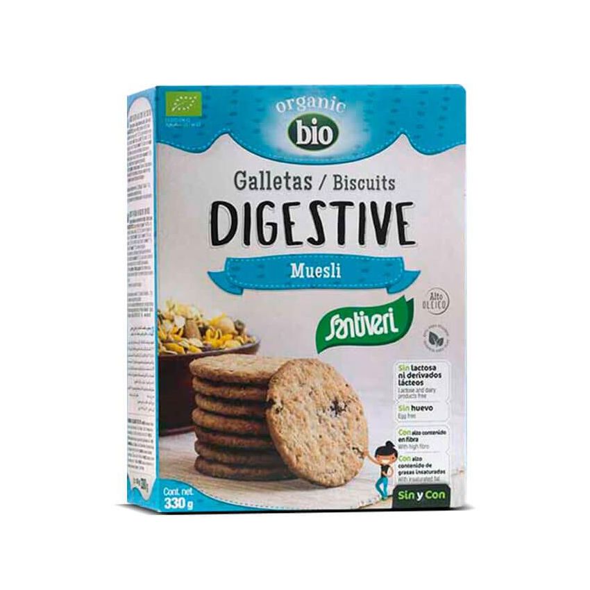 Santiveri Muesli Digestif Bio Biscuits 330G