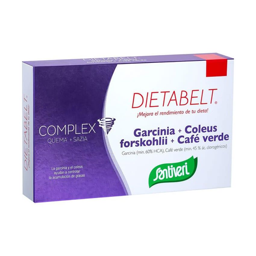 Complexe Santiveri Dietabelt Garcinia + Coleus + Café Vert 48 Comprimés