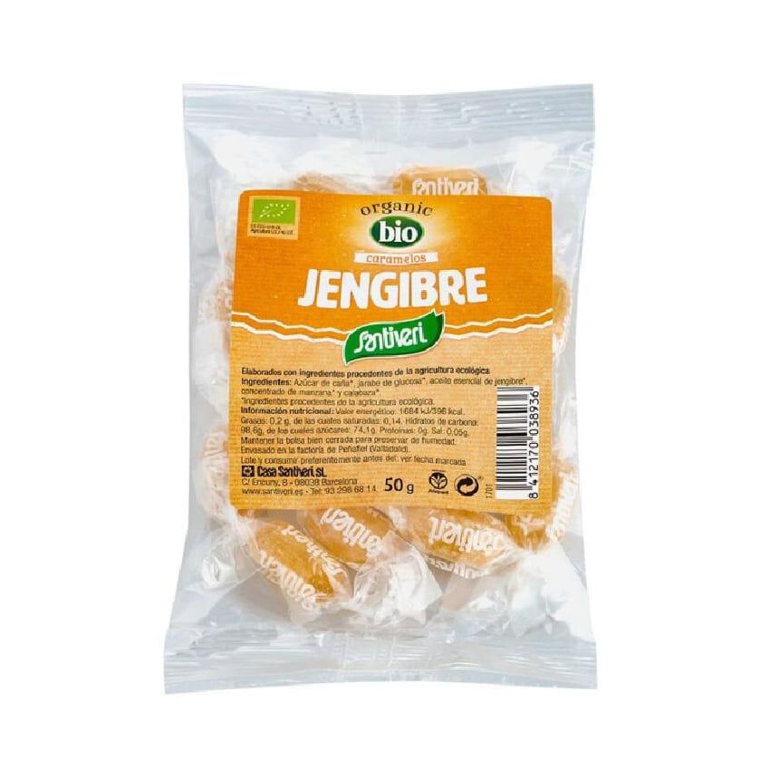 Santiveri Caramel Au Gingembre En Sachet 50G