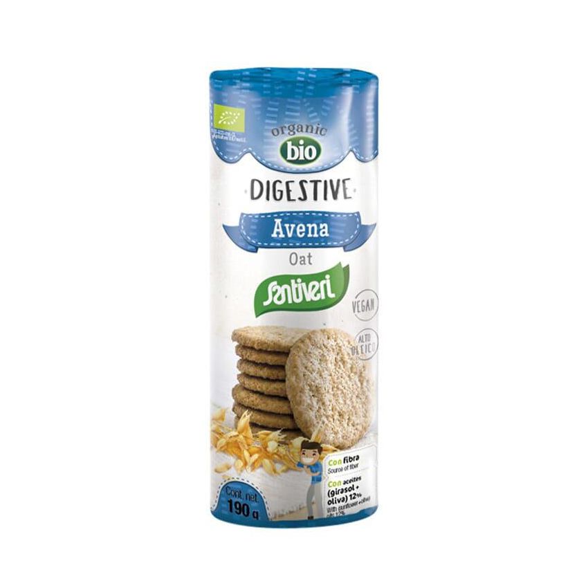 Santiveri Biscuit Digestif Aux Flocons D'Avoine Bio 190G