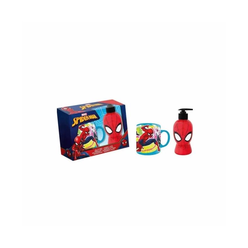 Marvel Spiderman Shower Gel And Shampoo 300Ml Coffret 2 Produits