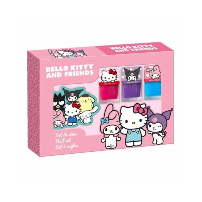 Ensemble De Ongles Hello Kitty Et Ses Amis - 3 U