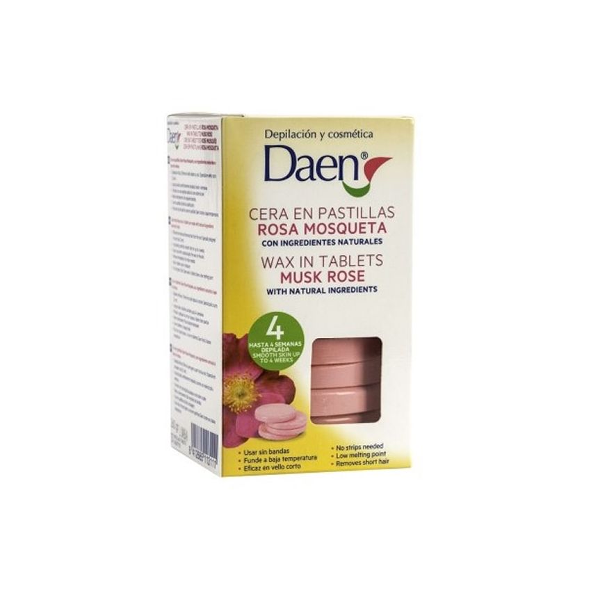 Daen Depilation Wax In Tablets Musk Rose 300G