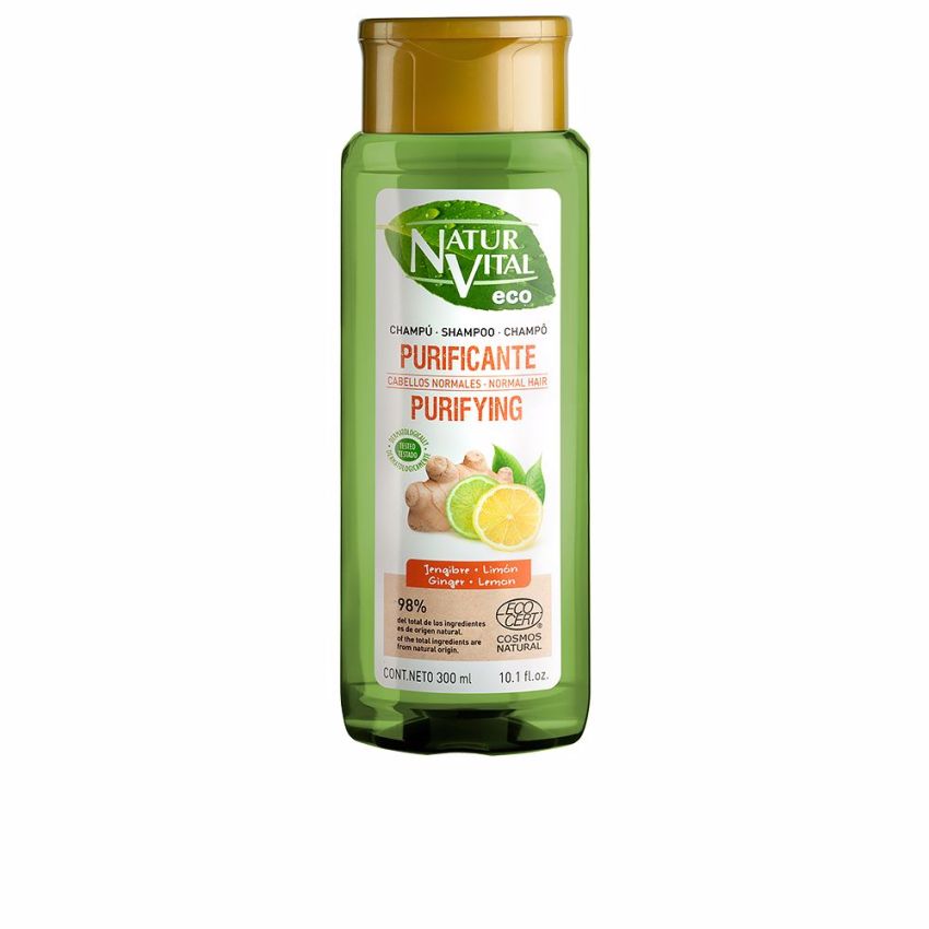 Shampoing Eco Purifiant Au Gingembre Et Au Citron - 300 Ml
