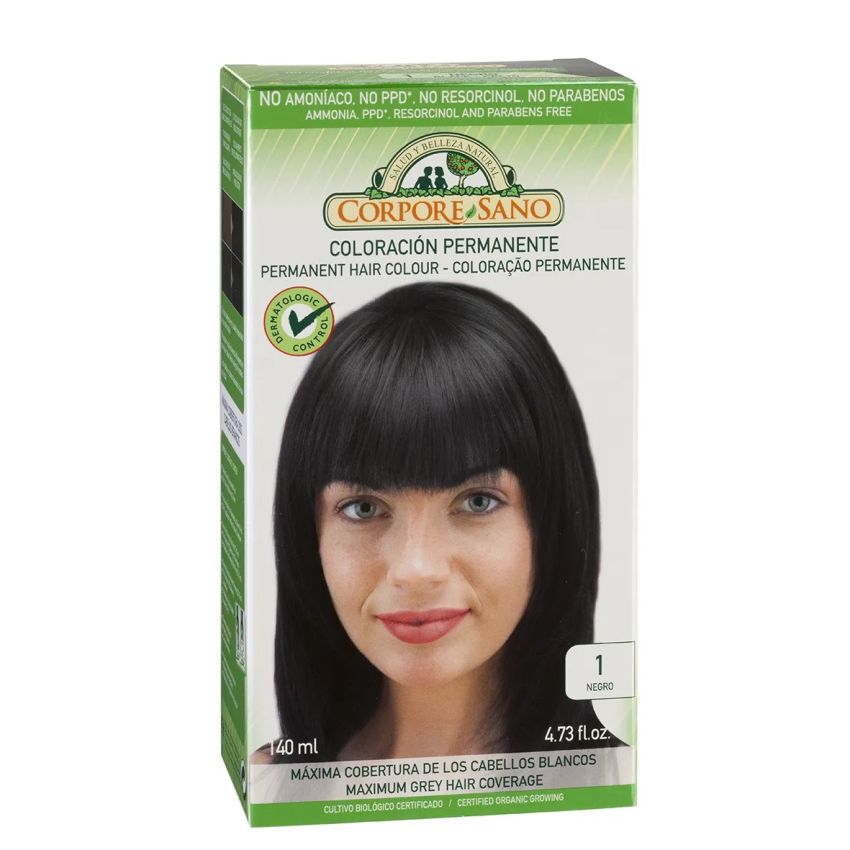 Corpore Tinte 1 Negro 140Ml Bio