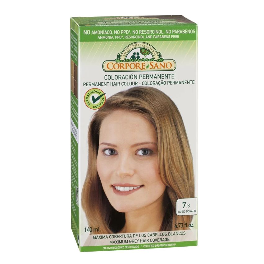 Corpore Tinte 7,3 Rubio Dorado 140Ml Bio