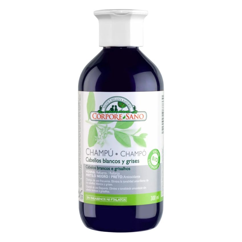 Corpore Champu Cabellos Gris-Blanco 300Ml Bio