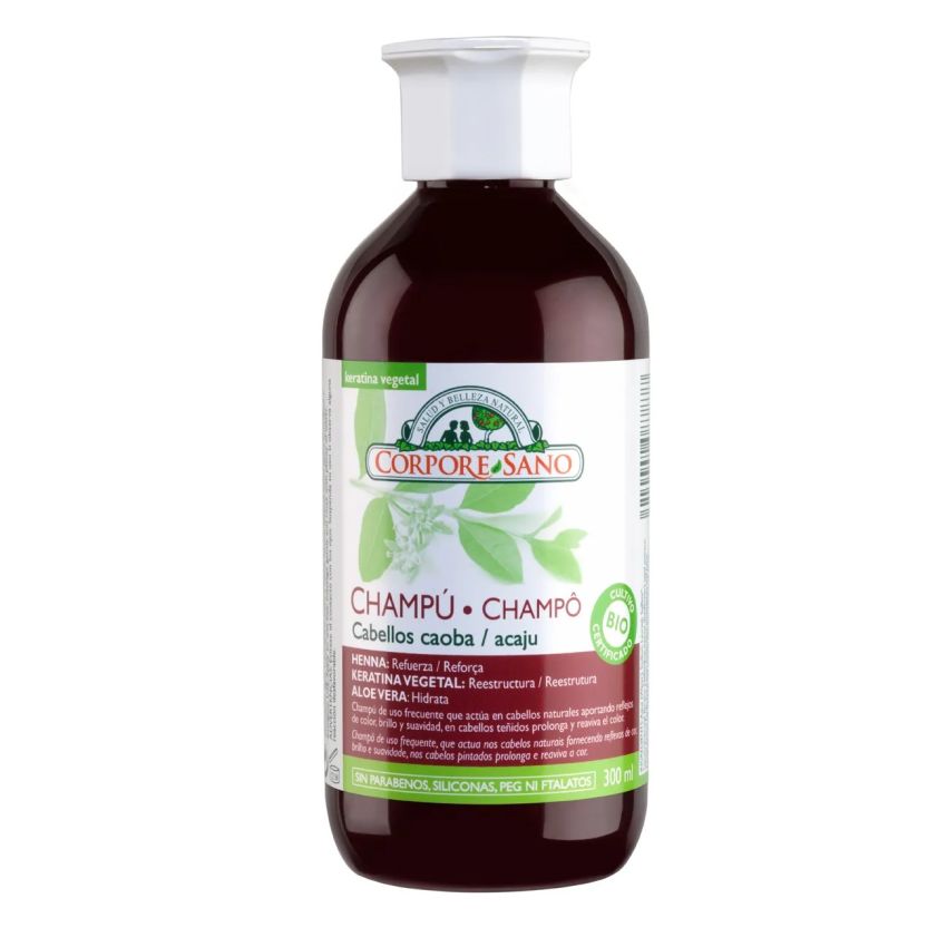Corpore Champu Henna Cabellos Caoba 300Ml Sandalo
