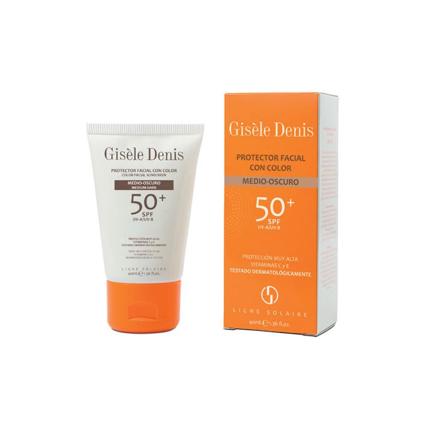 Gisèle Denis Crème Solaire Faciale Avec Couleur Medium/Dark 40Ml