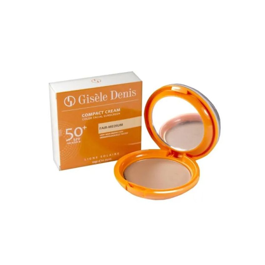 Gisèle Denis Compact Facial Sunscreen Cream Spf50 + Fair-Medium Tone 10G