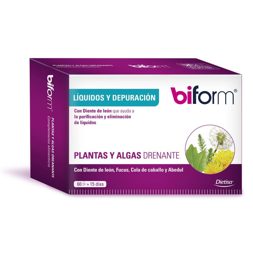 Biform Plantas Y Algas 60 Caps
