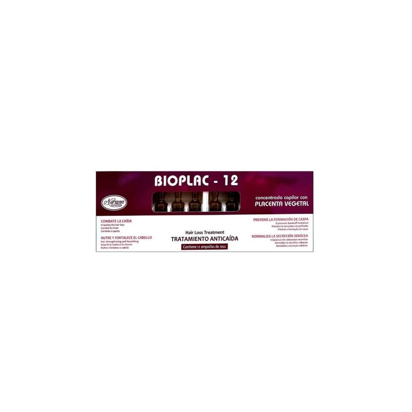 Nurana Bioplac-12 Ampoules Traitement Anti Chute 12X10Ml
