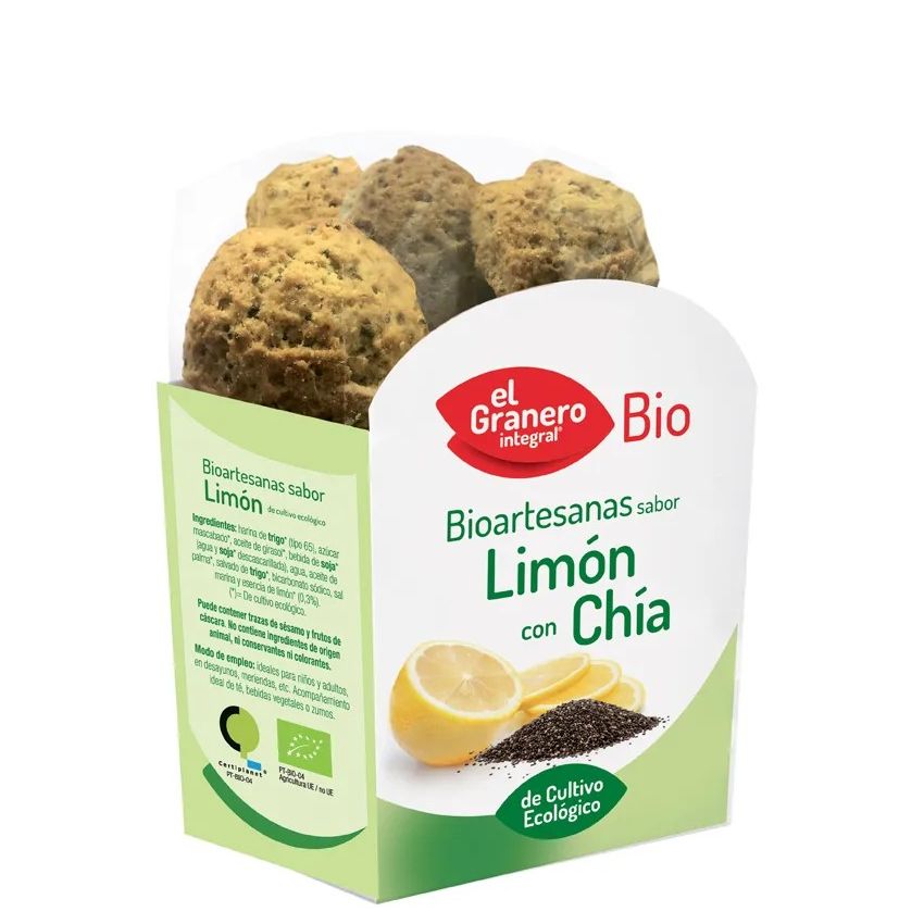 Granero Galletas Artesanas Sabor Limon Con Chia 250G