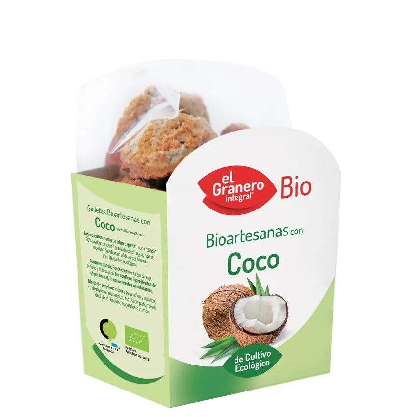 Granero Galletas Artesanas Con Coco Bio 220G