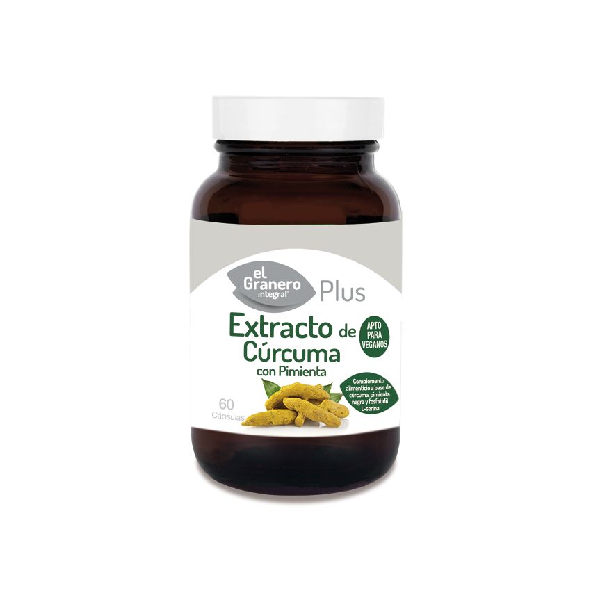 Granero S Extracto De Curcuma Pimienta 430 Mg 60 Vcaps