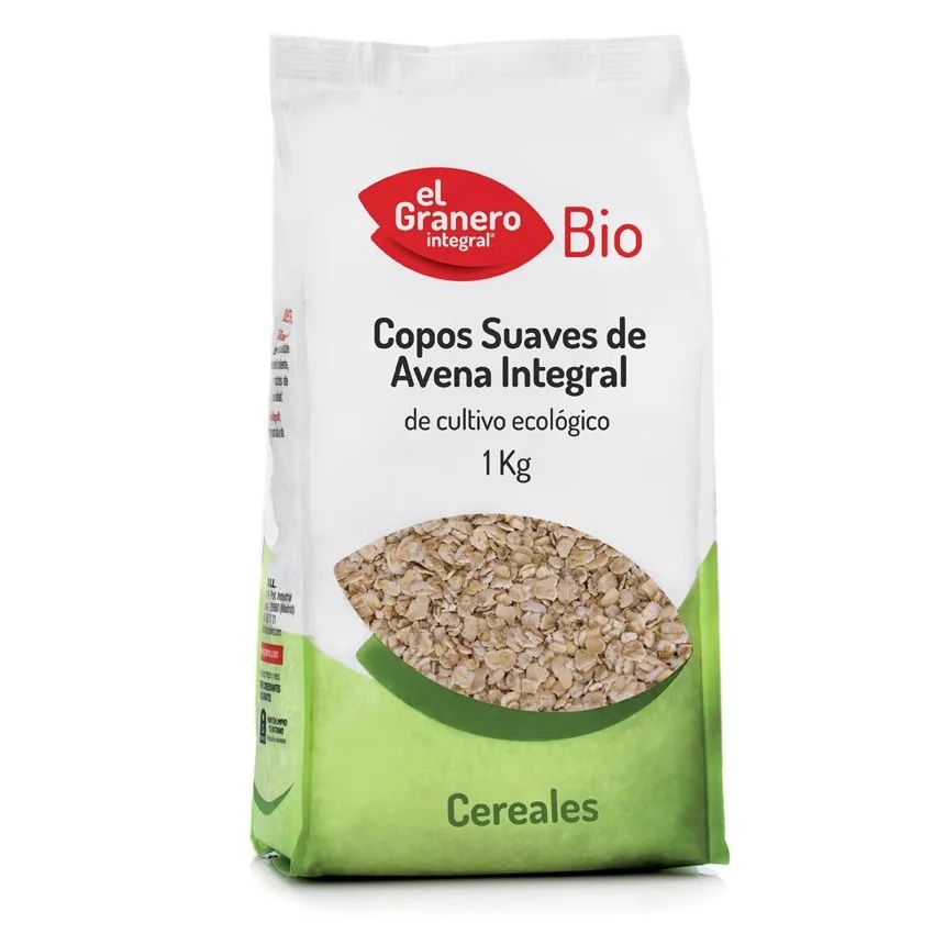Granero Copos Avena Suaves Integral Bio 1 Kg