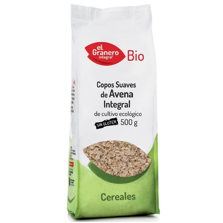 Granero Copos Suaves De Avena Integral Sin Gluten Bio 500