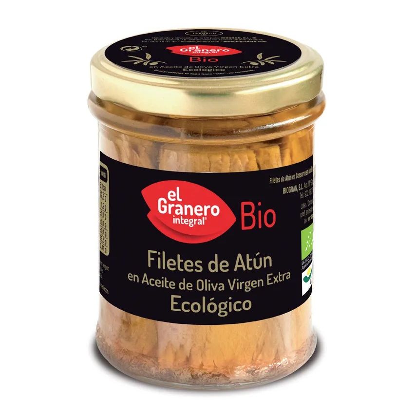 Granero Filetes De Atun Bio 195G