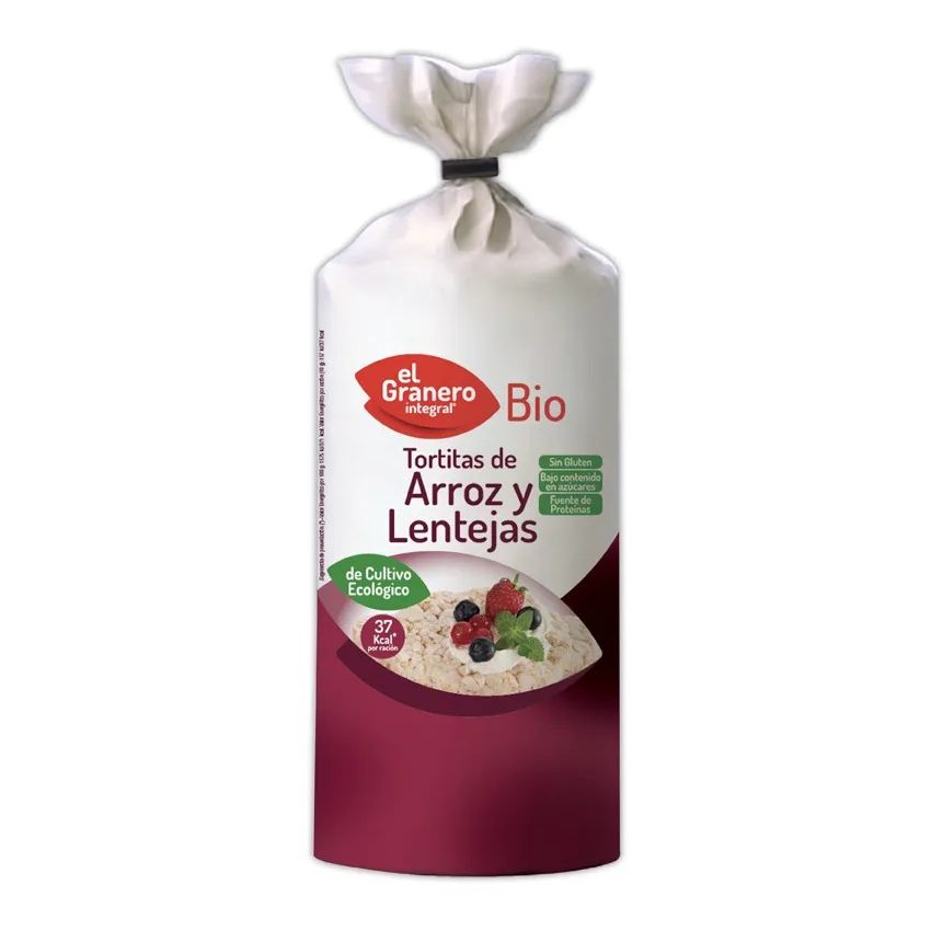 Granero Tortitas De Arroz Y Lentejas Bio 115G