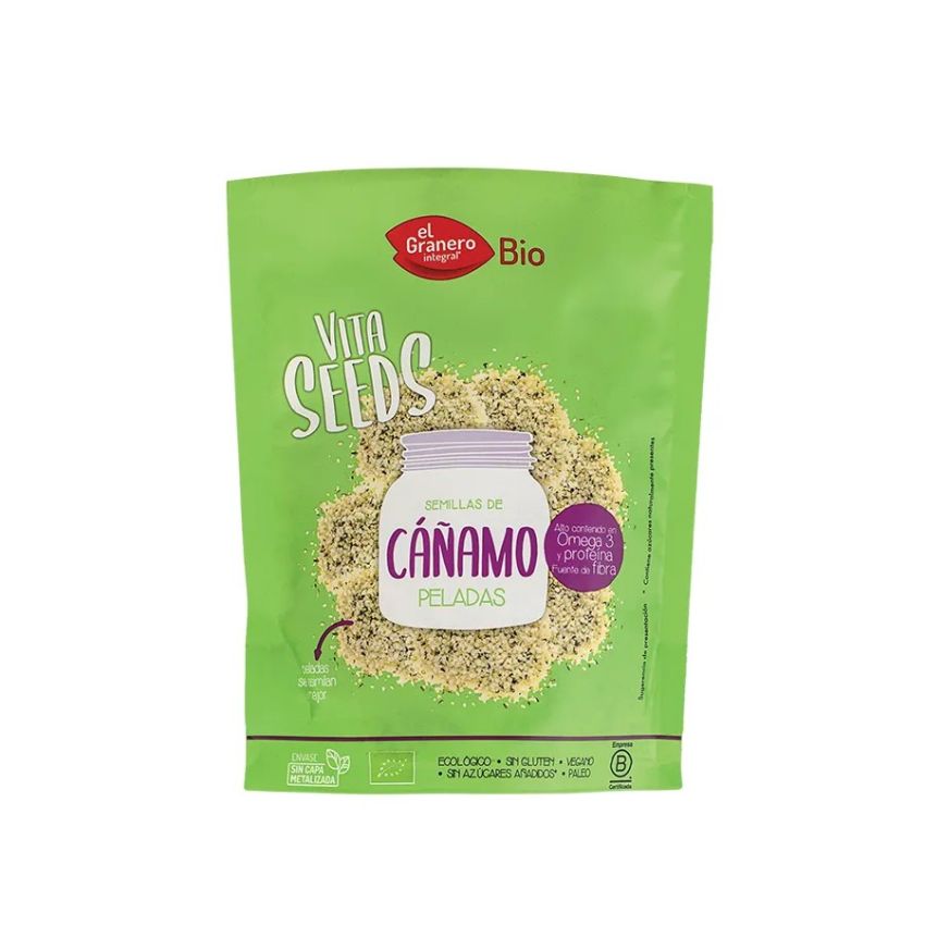 Granero Vitaseeds Semillas Cañamo Pelado Bio 200G