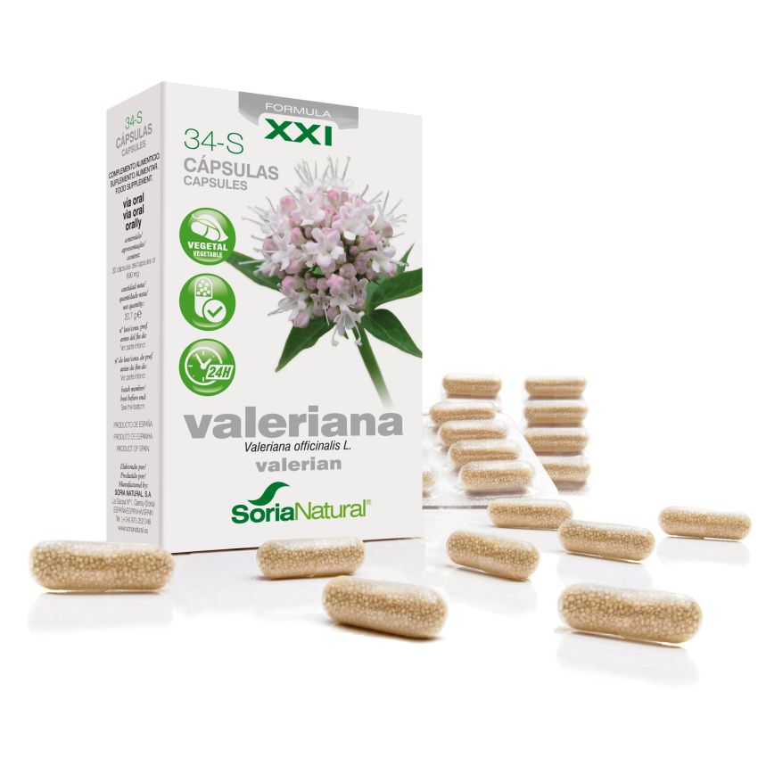 Soria 34-S Valeriana 600 Mg 30 Caps Liberacion Prolongad