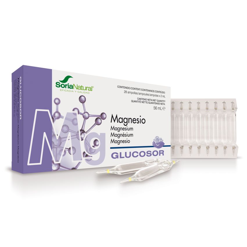 Soria Glucosor Magnesio 28 Viales X 2Ml