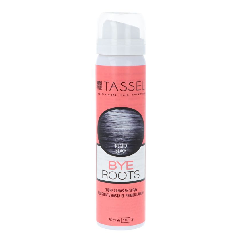 Eurostil Tassel Bye Roots Cubre Canas En Spray Negro 75Ml