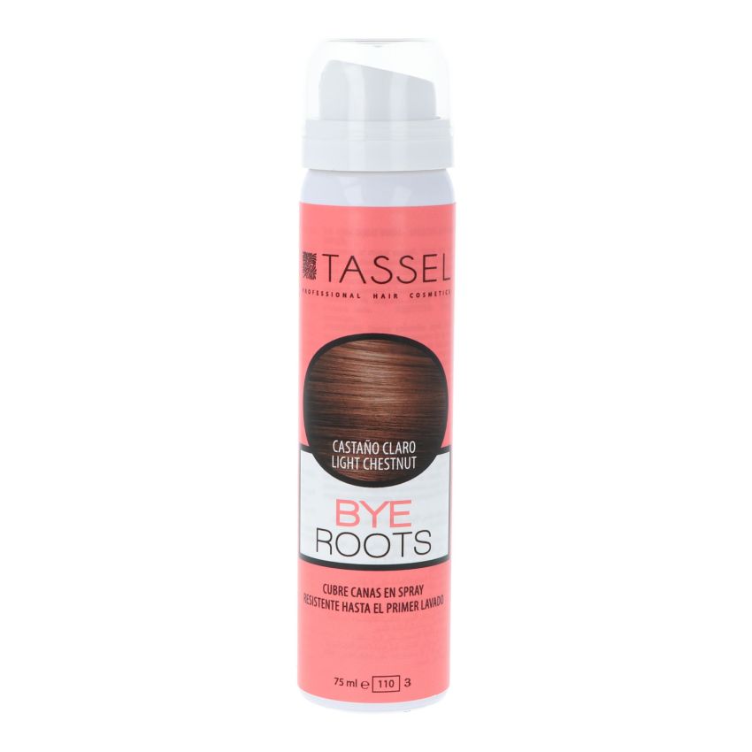 Eurostil Tassel Bye Roots Cubre Canas En Spray Castaño Claro 75Ml
