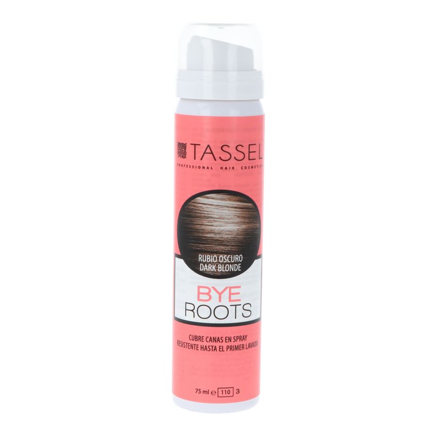 Eurostil Tassel Bye Roots Cubre Canas En Spray Rubio Oscuro 75Ml