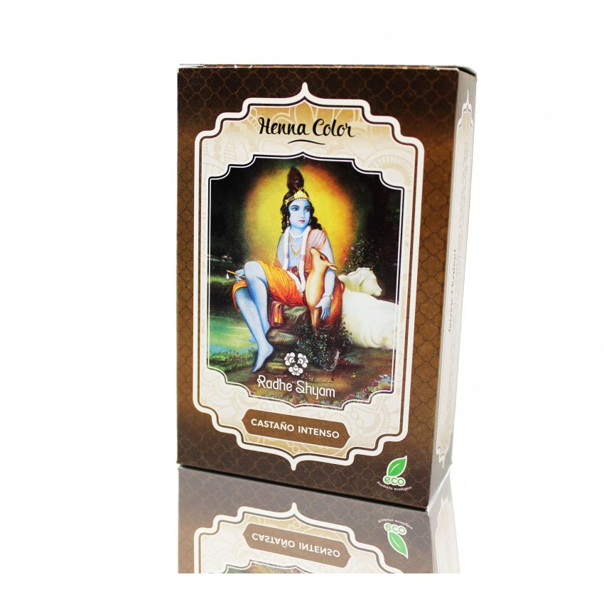 Henna Castaño Intenso Polvo Radhe 100G