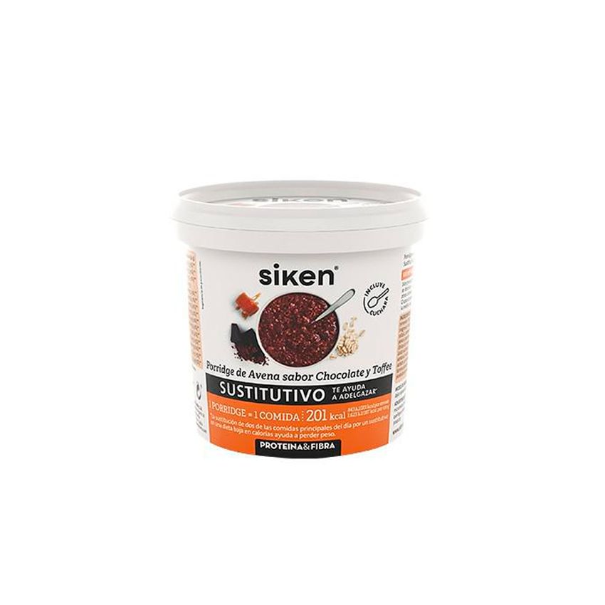 Siken Substitut De Porridge Aux Flocons D'Avoine Chocolat Caramel 52G