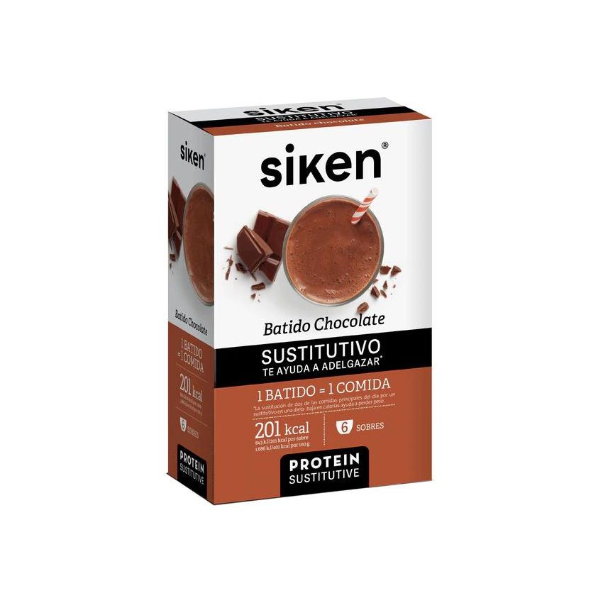 Siken Batido Chocolate 6 Sobres
