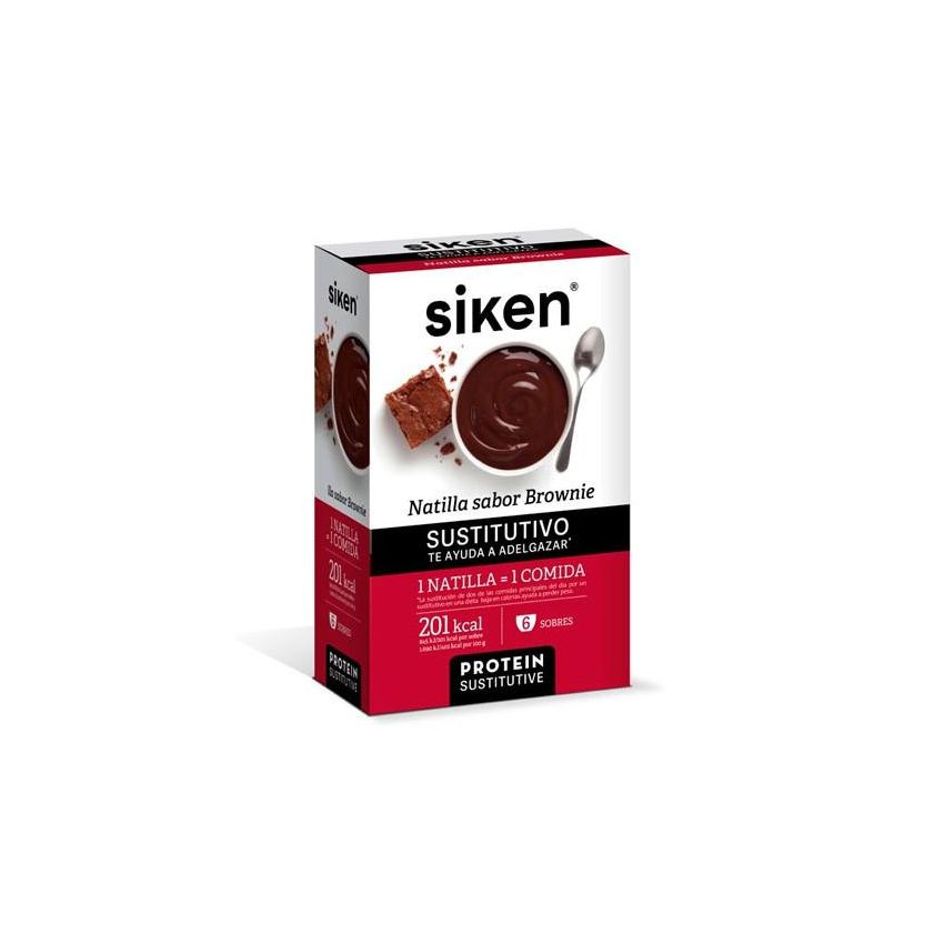 Siken Substituts De Crème Pâtissière Brownie 6 Enveloppes