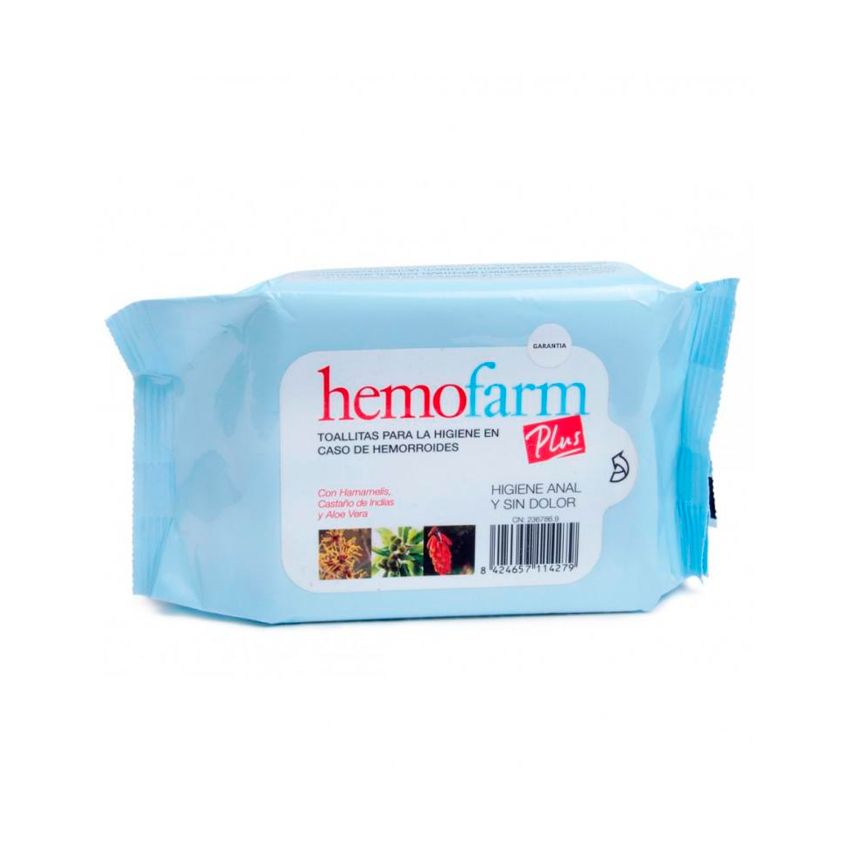 Hemofarm Plus Lingettes 40 Pièces