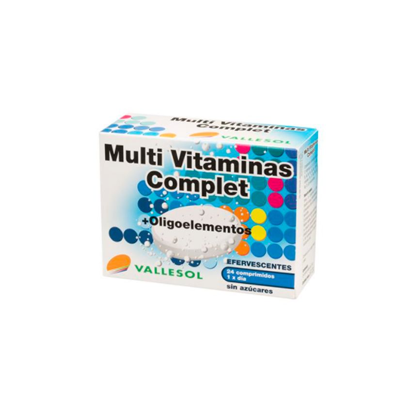 Vallesol Multivitamins Complet +Trace Elements Effervescent 24 Tablets