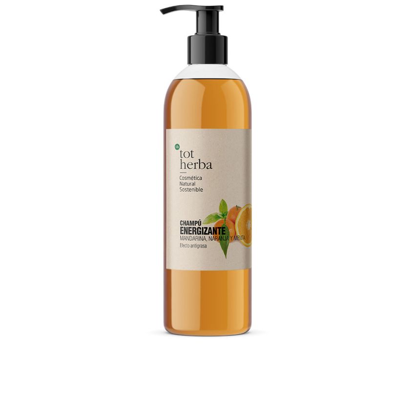 Shampooing Énergissant Mandarine Et Orange - 500 Ml