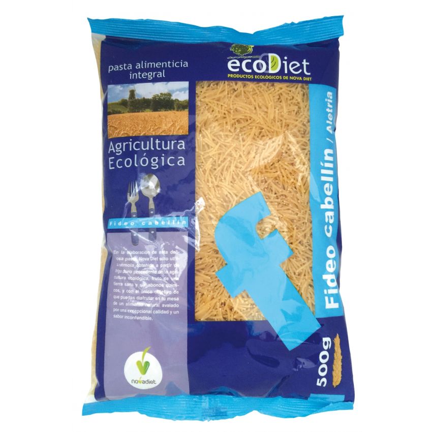 Novadiet Fideos Cabellin Integrales Ecodiet 500G