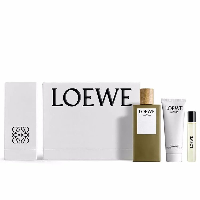 Loewe Esencia Eau Toilette 100Ml Balsamo Para Despues Del Afeitado 75Ml Spray 10Ml