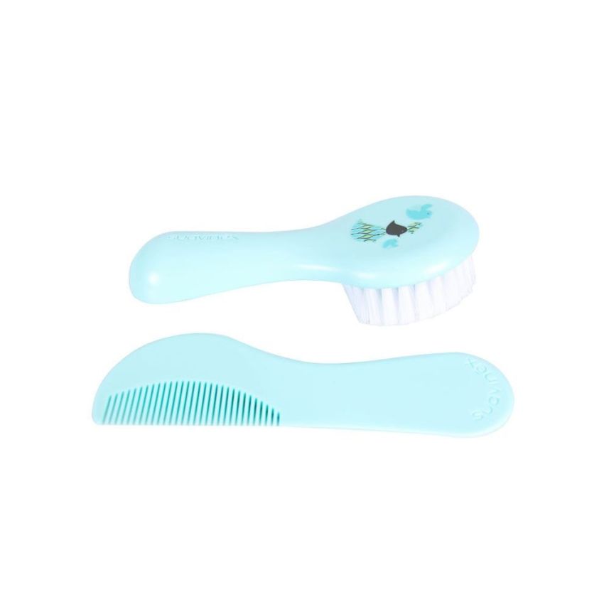 Suavinex™ Set Brosse Et Peigne Bleu