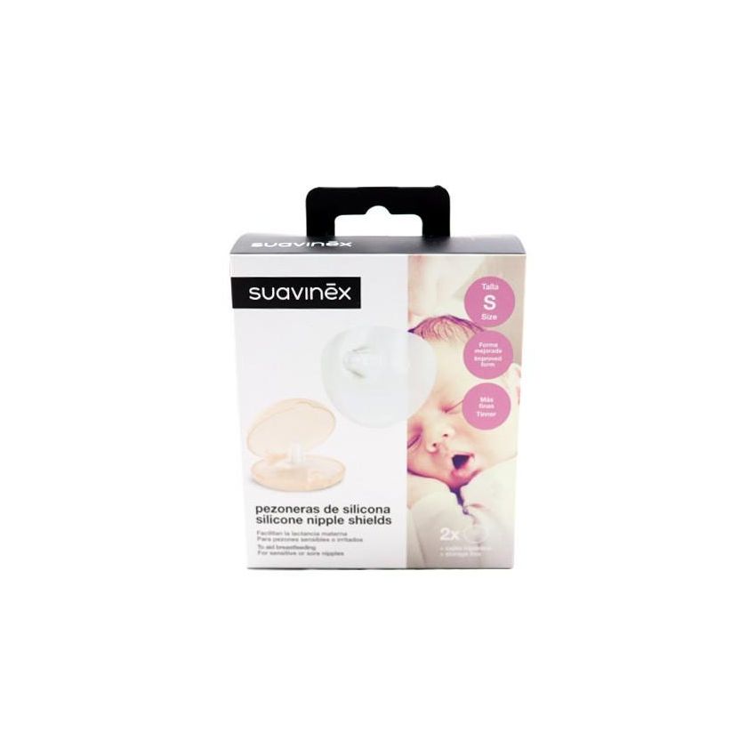 Suavinex Pezonera De Silicona Talla S 2 Unidades