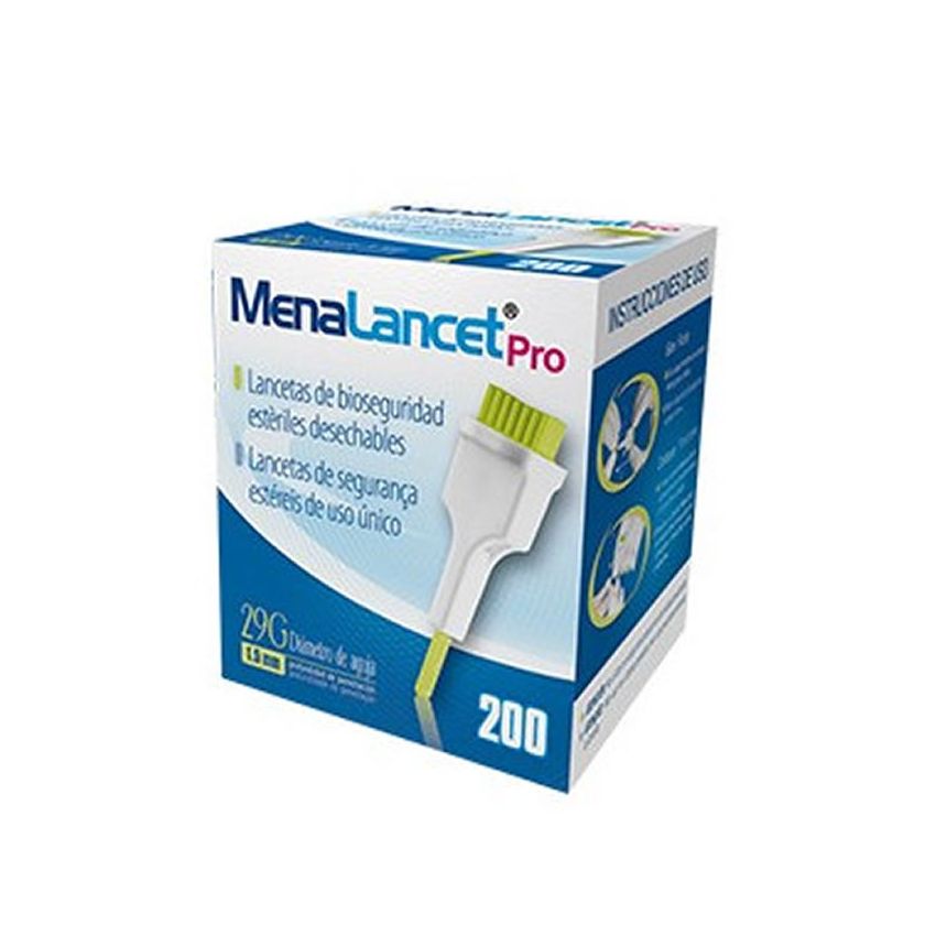 Menarini Menalancet Pro 29G 200 Lancettes